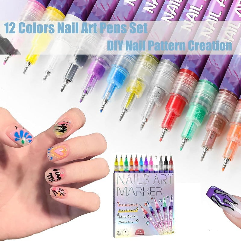 🔥DoodleDots™ Kit - Unleash the Artist in You🔥 | Set of 1 - 12 Colors | Flash Sale 50% OFF! | 🚨Limited Stock Available🚨