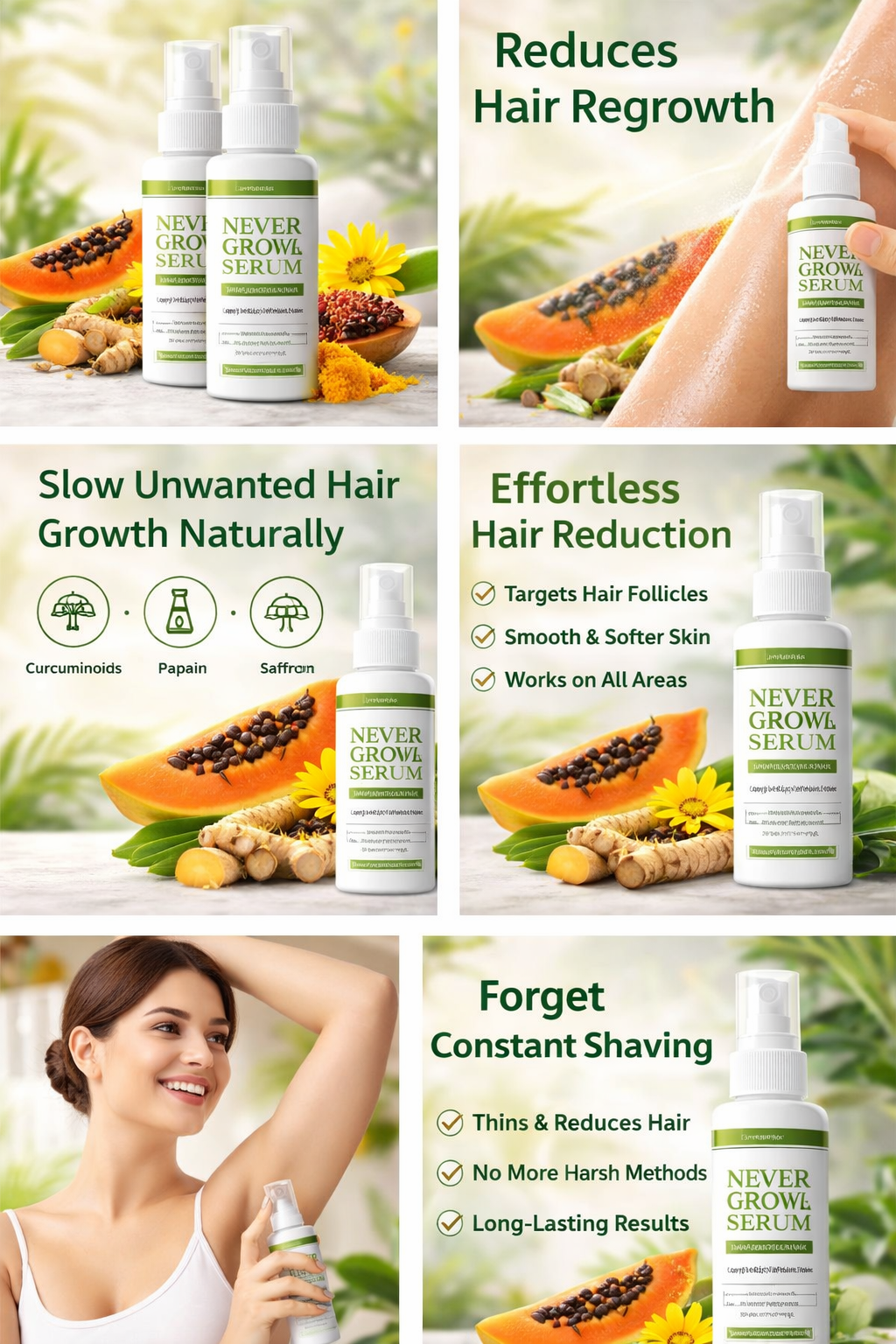 🔥 SilkAway™ — Never Grow Serum 🔥 | Smooth Skin No Regrowth | BUY 1 GET 1 FREE | 🚨Limited Stock Available🚨