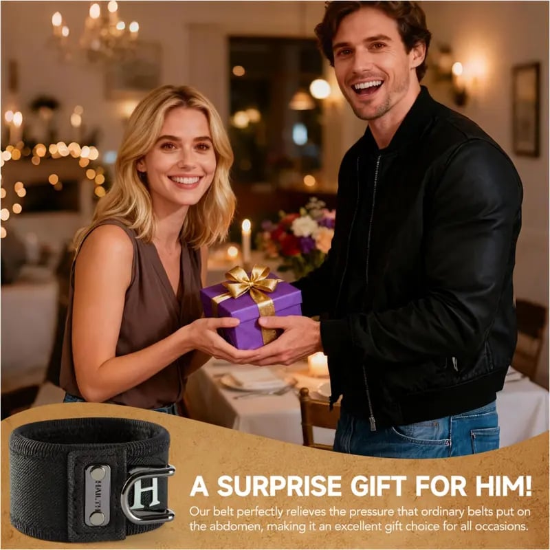 🔥 Tactical Metal Hook Elastic Belt (Unisex) - No Buckle Invisible Design 🔥 | Soft Adjustable Side | 🚨SALE ENDS SOON🚨 - PACK OF 2 @ 599/-