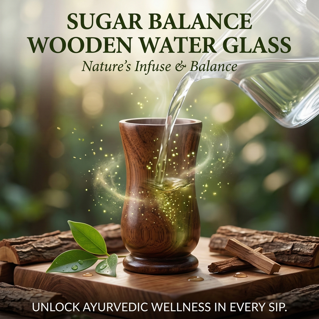 🔥Sugar Balance Wooden Water Glass🔥 | Natural Sugar Solution | Flash Sale 50% OFF! | 🚨Limited Stock Available🚨